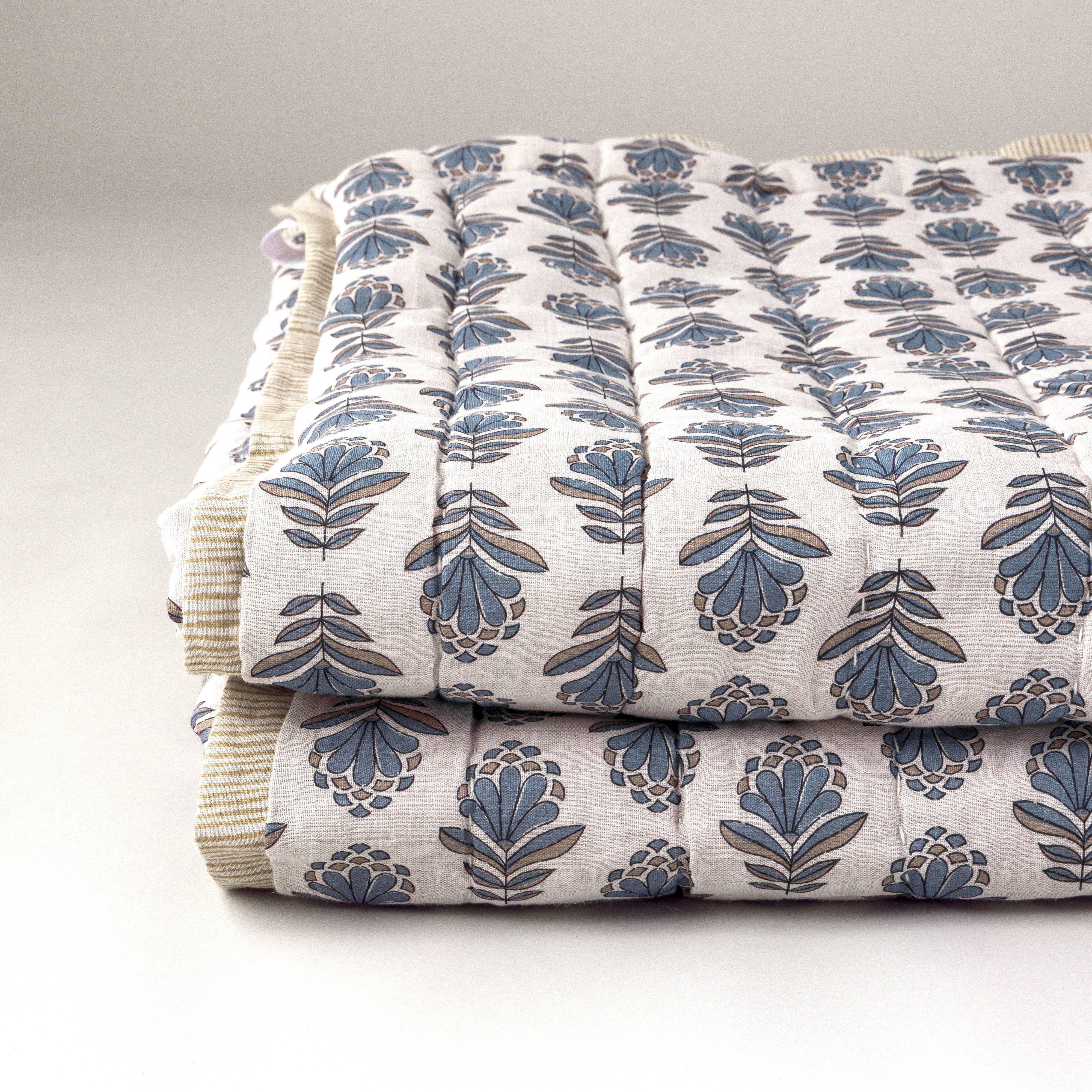 Co.House Designs - Wholesale Quilt - Charlie Block Print Quilt16