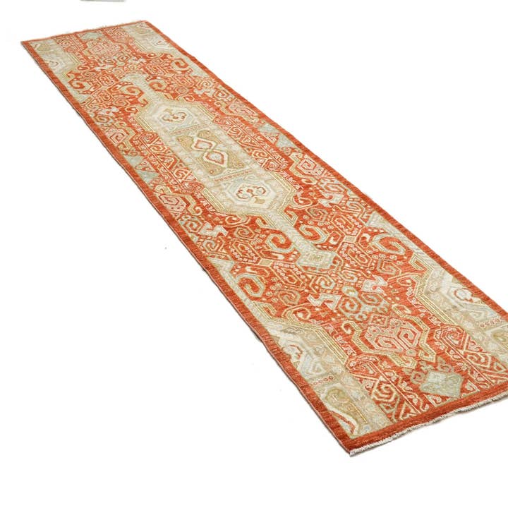 Zargarrugs - Wholesale Rug Pad - Ziegler rug 383x81cm carpet Runner hand-knotted