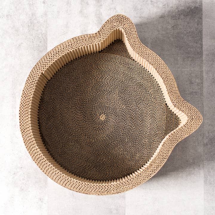 MOON-X USA, INC. - Wholesale Pet Scratcher - Cat - Cat-Headed Scratcher Bed (Birch)