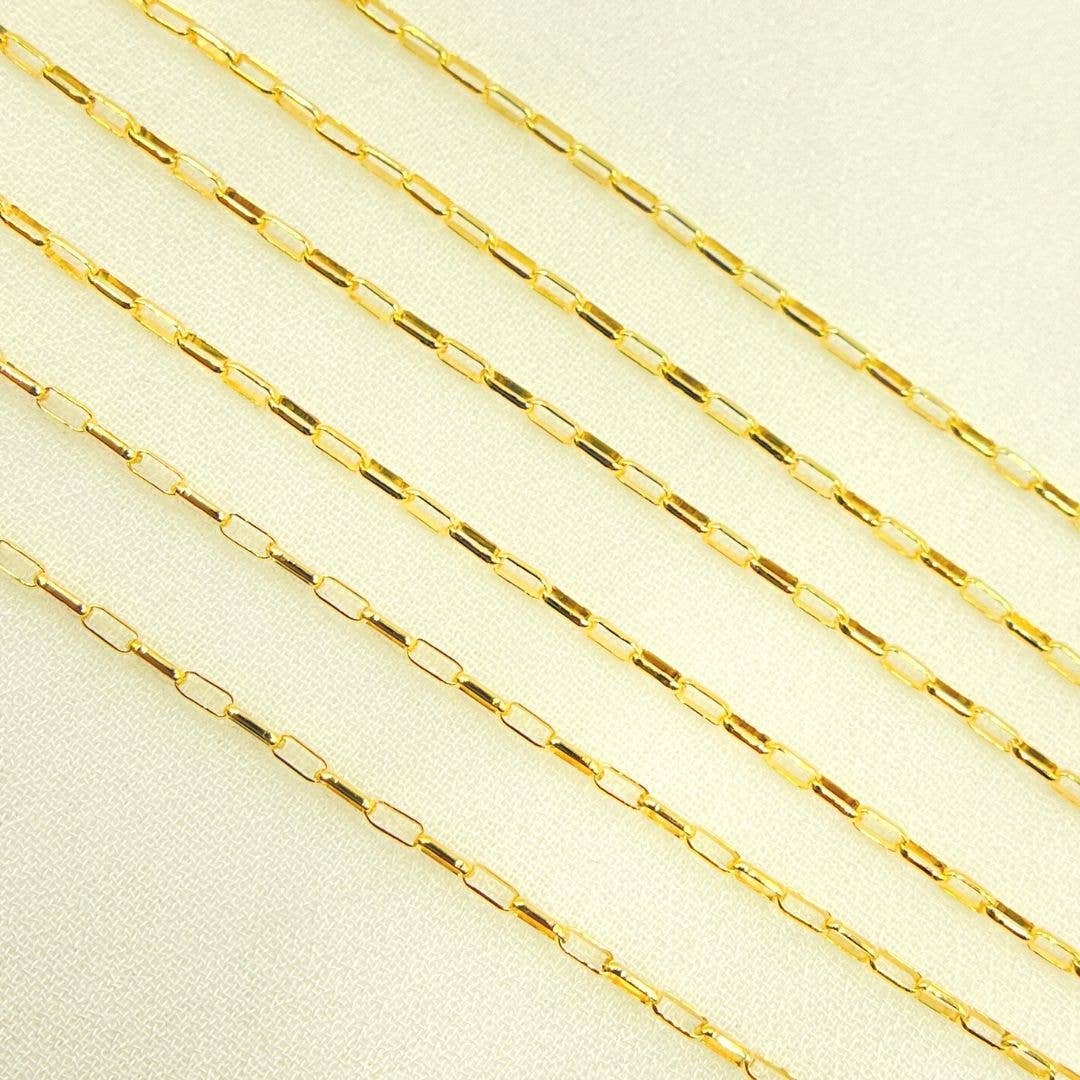 Jewels & Chains – wholesale Kedjehalsband – 1217GF . 14k Guldpläterad Boxkedja2