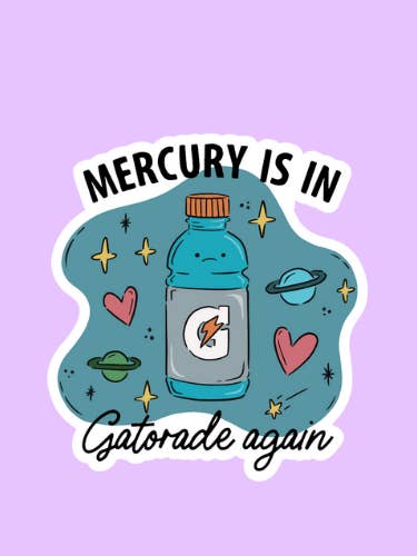 Merkur er i Gatorade igen klistermærke for engroshandel hos Shadows of Sunshine