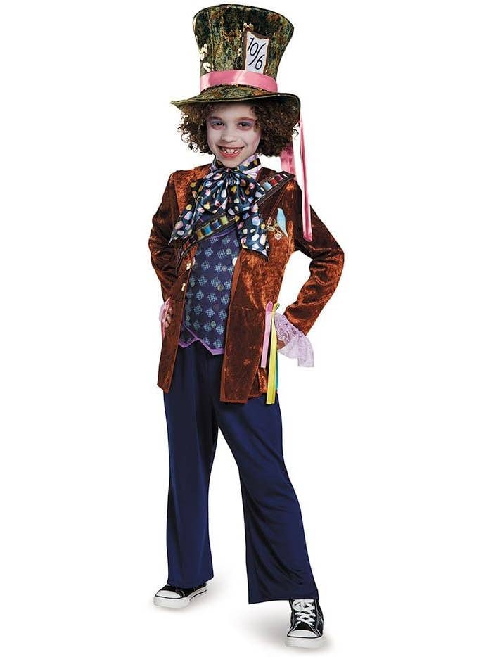 BARSUPPLY - Venta al por mayor Disfraz - Niños - Disfraz de Disney Disguise Mad Hatter Deluxe de Alicia a través del espejo, película Disney, tamaño pequeño