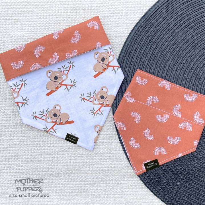 Boho Koalas Bandana for wholesale by Mother Puppers Co.
