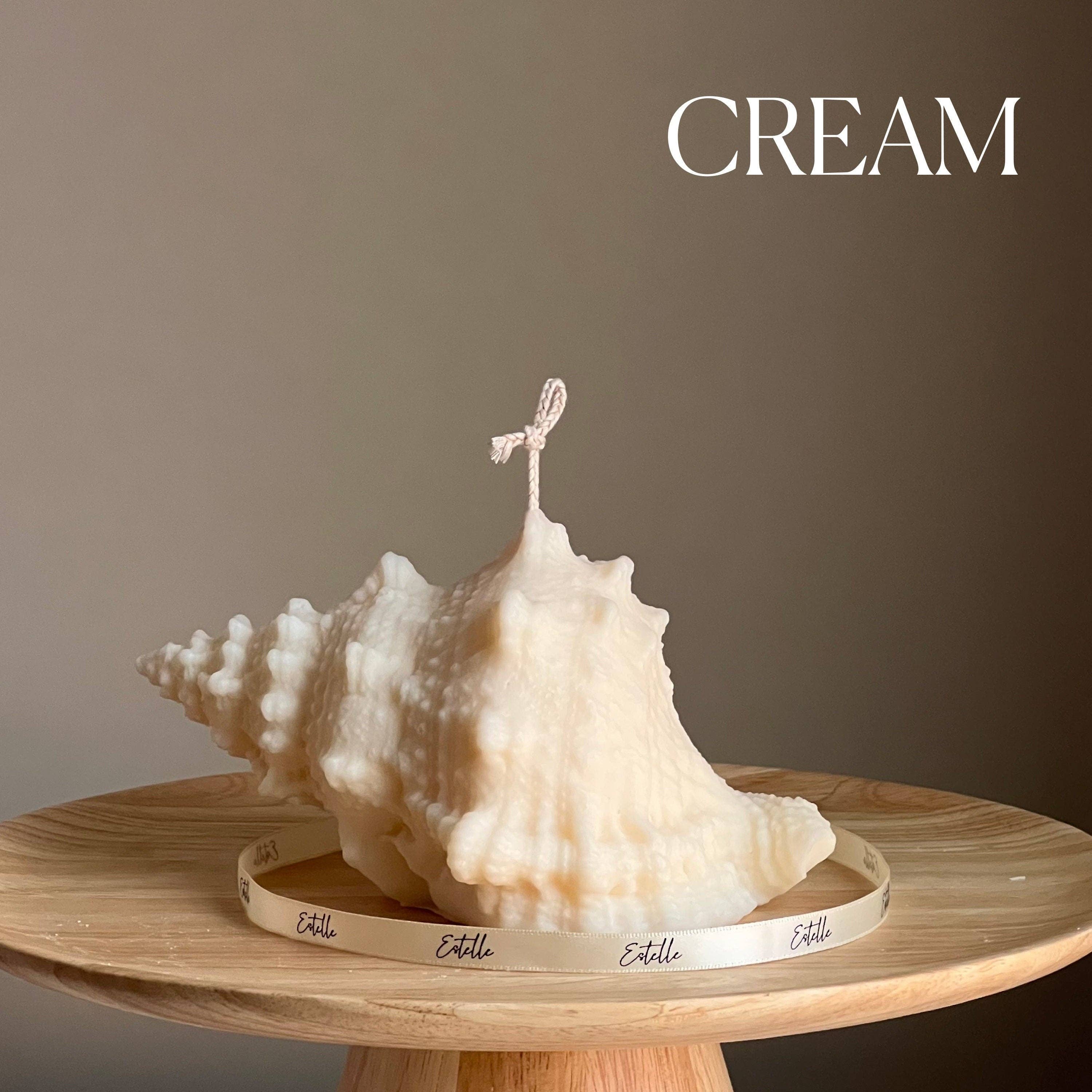 Estelle Studio - Wholesale Novelty Candle - Large Seashell Soy Wax Candle: Unique Home Decor1