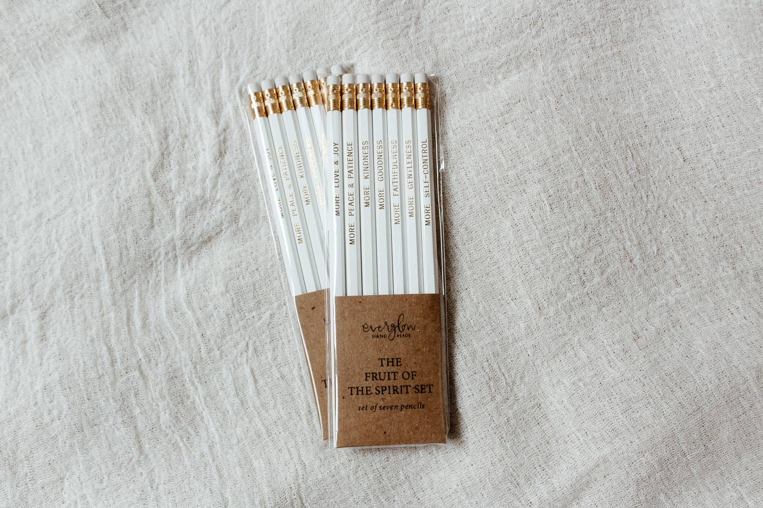 everglow handmade - Wholesale Pencil - The Fruit of the Spirit Set | Encouraging Faith Pencils1