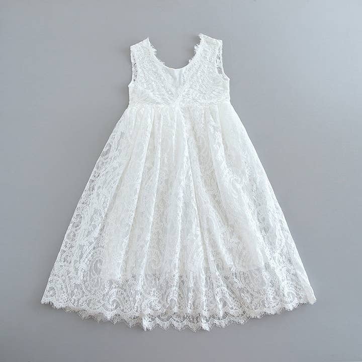 Nicolette's Couture - Wholesale Dress - Kids - The Ophelia Dress - White5