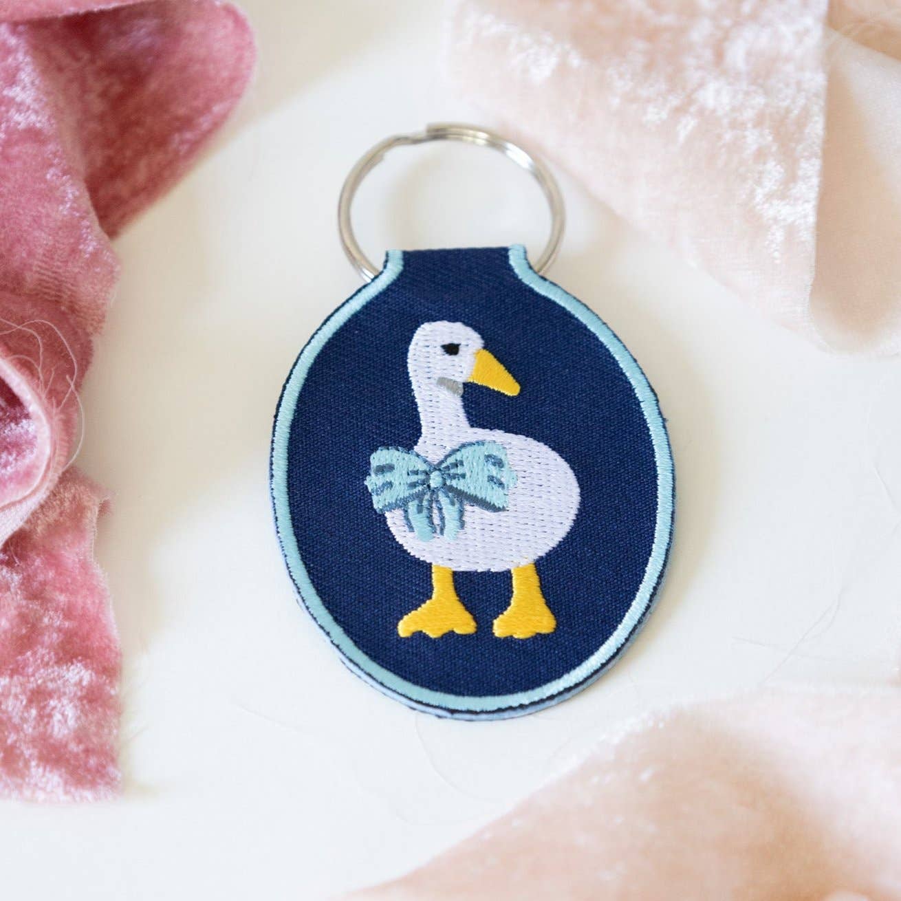 Lindy Stark Designs - Wholesale Keychain - Women's - Duck Embroidered Keychain1