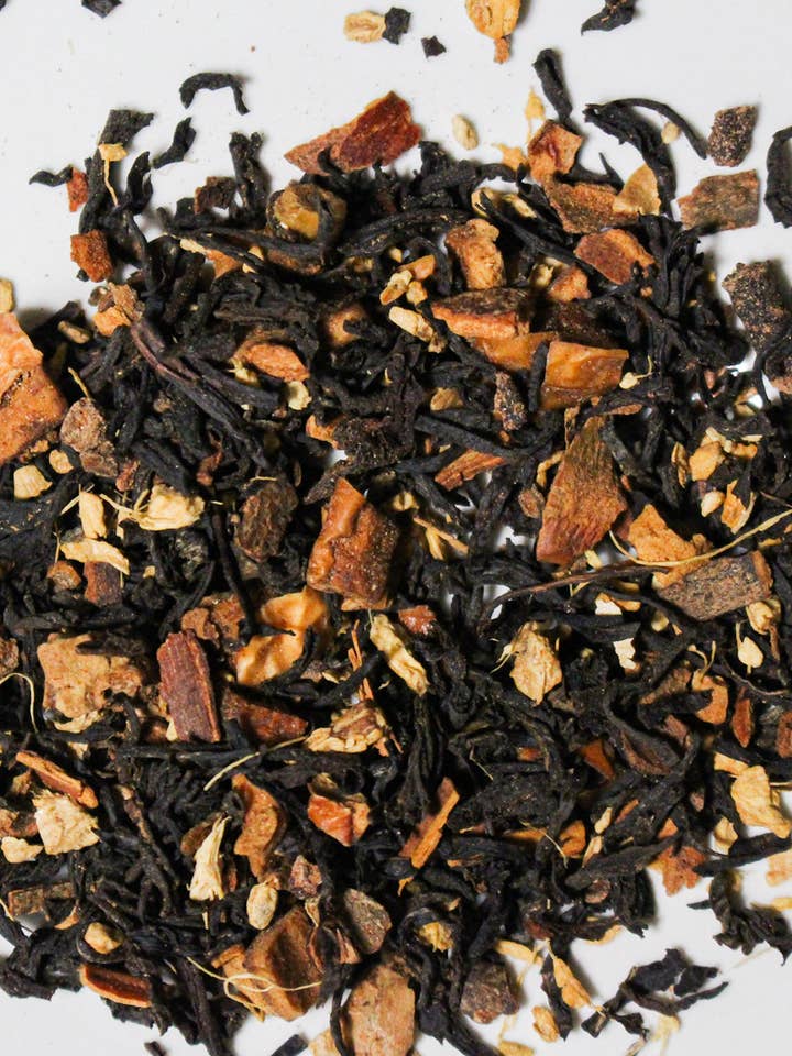 Bourbon Barrel Chai | Black Tea Blend for wholesale by Strider Coffee Roasters