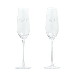 2 Champagne Glass Set - Design: HH5