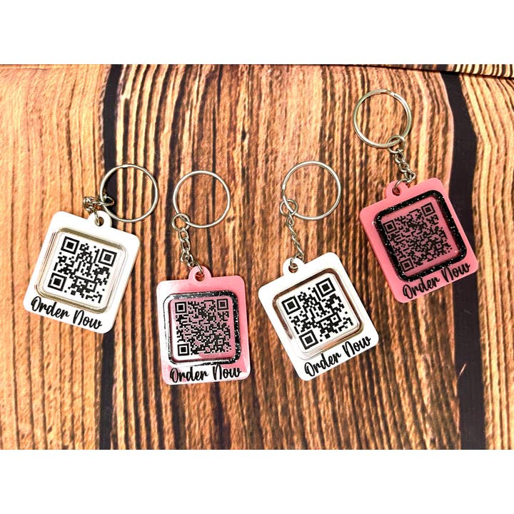 QR nøglering for engroshandel hos Swift Designs Co