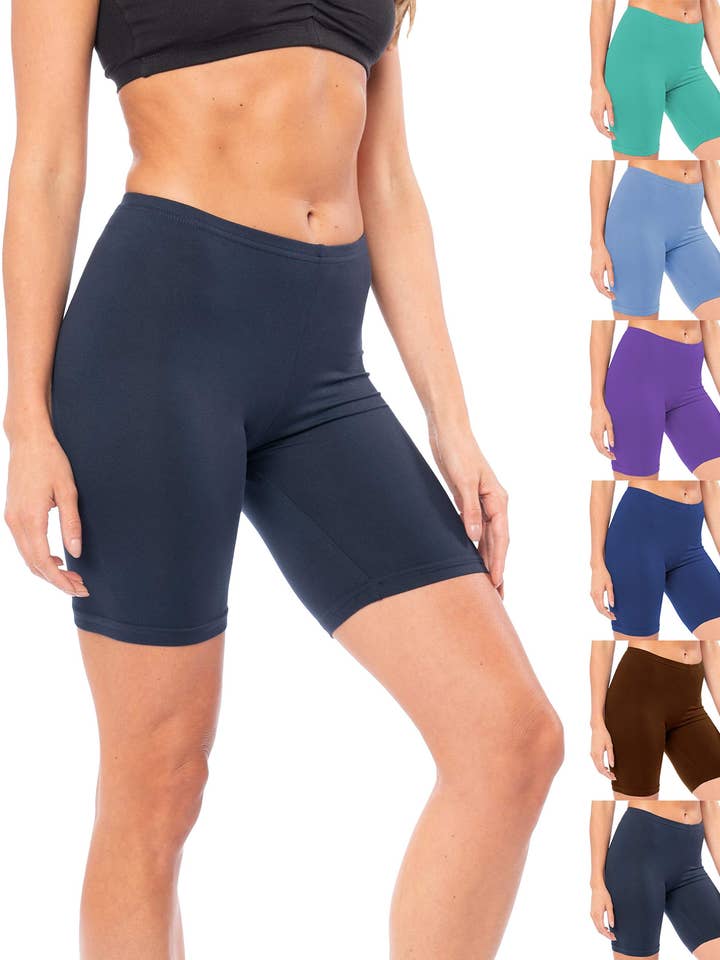12 Pack Women's Poly-Spandex Regular Bike Short Boxer Breifs and other Purchase Wholesale spandex shorts. Free Returns & Net 60 Terms on Faire trending on Faire.