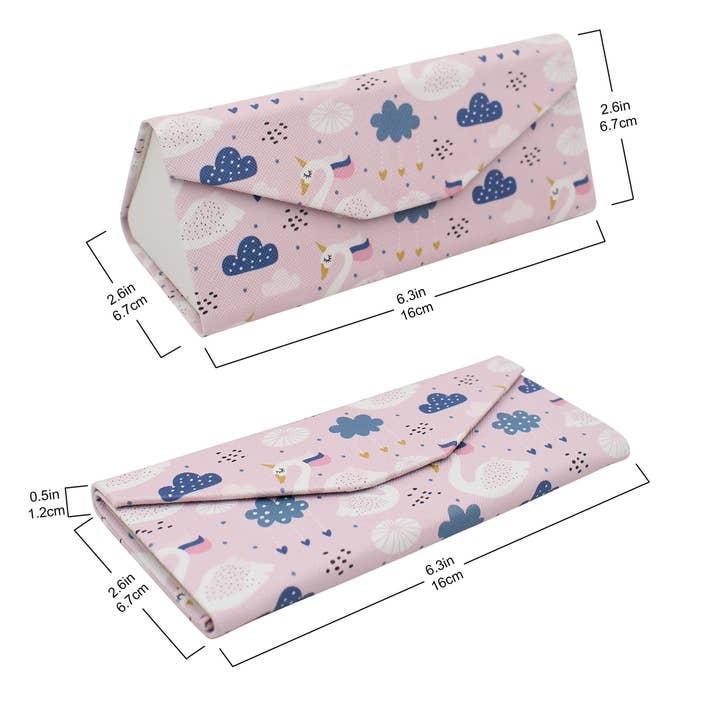 Real Sic - Wholesale Eyewear Cases & Holders - Unisex - Unicorn Swan Glasses Case – Cute Animals – Vegan Leather