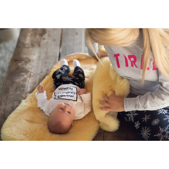 Sheepers – wholesale Shoe accessories – Black Sheepskin Footmuff1