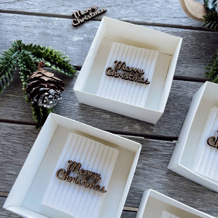 Uniq Favors - Vendita all'ingrosso Regalini per gli invitati - Saponette natalizie, regalo natalizio personalizzato