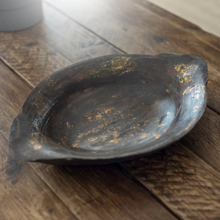 Grande coupe en bois de manguier pour la vente par Moult