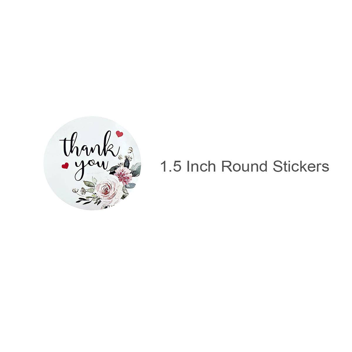Wrapables.com - Wholesale Sticker - Wrapables 1.5" / 2" Thank You Stickers Roll35