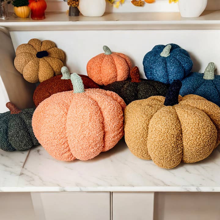 Gia Roma - Wholesale Decoratief beeldje - Handgemaakte Herfst Huisdecoratie Unieke, Kleurrijke Pompoen Decoratie19