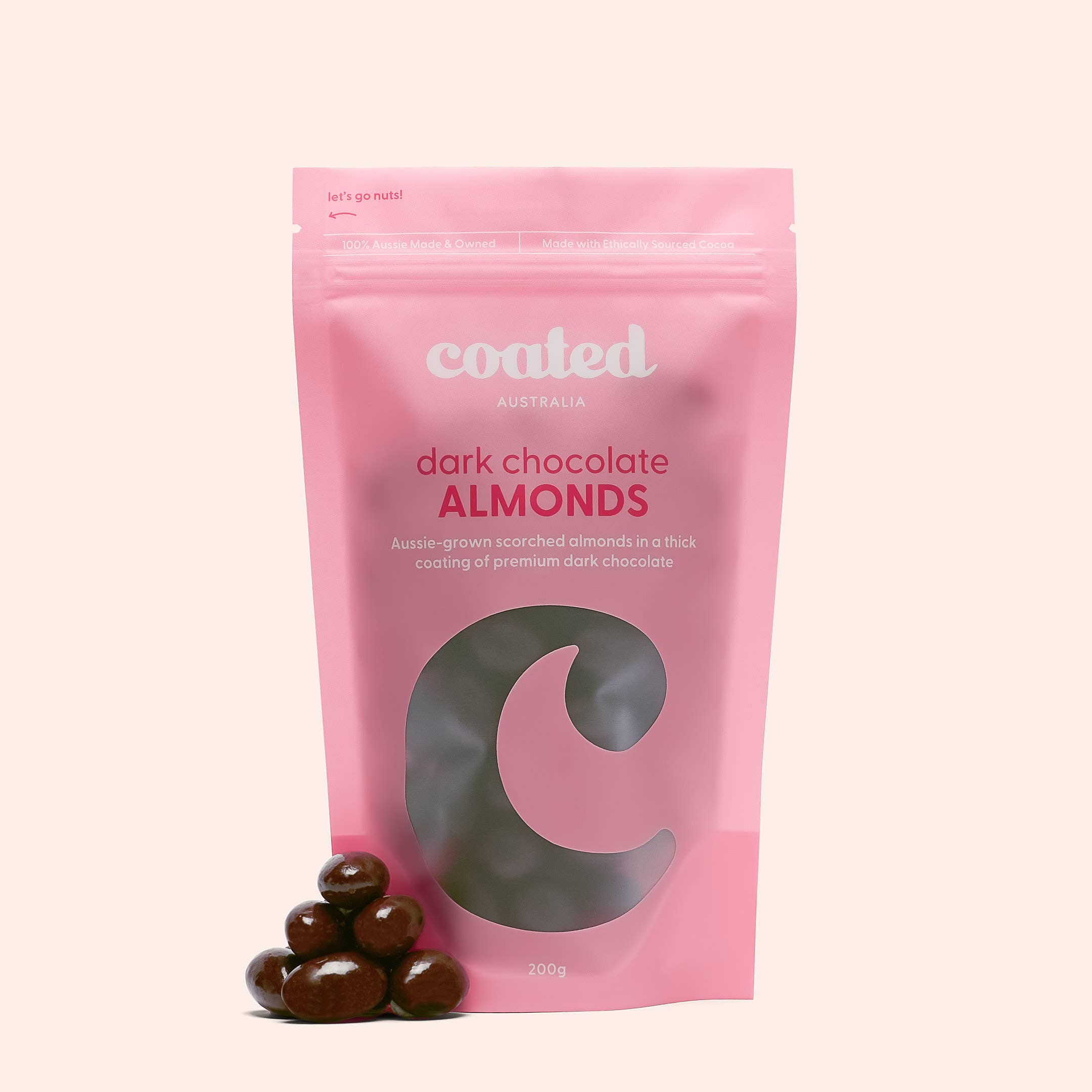 Coated Australia - Wholesale Chocolate-covered sweets - Dark Chocolate Almonds1