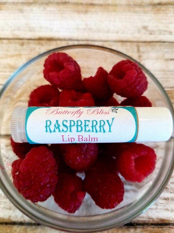 Sweet Lip Balm | Raspberry Lip Balm | Color Free Lip Balm | Lip Balm Butter | Lip Balm Tubes | Lip Balm for Chapped Lips | Fresh Lip Balm for wholesale by Butterfly Bliss