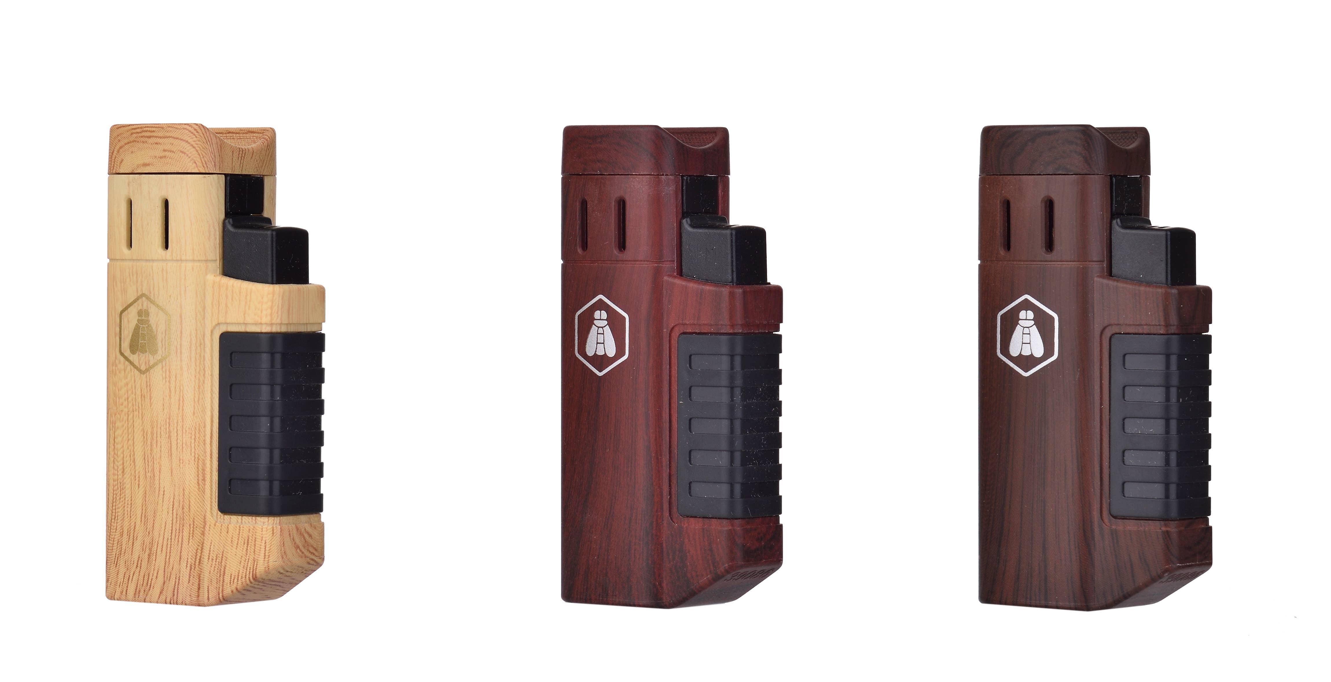 Laguiole - Wholesale Lighter - Laguiole Display of 12 triple flame lighters and cigar holder2