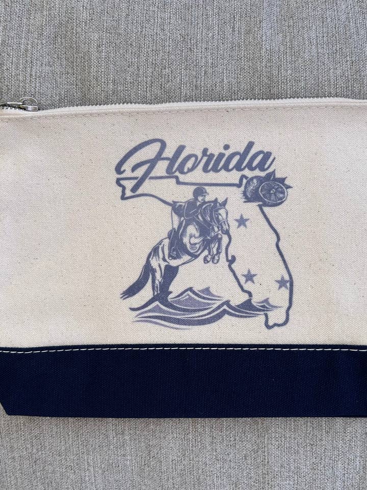 Florida Winter Circuit Toiletry Bag for wholesale by Hedera Equestrian