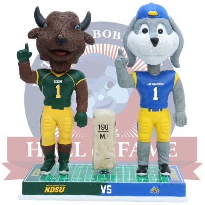 National Bobblehead Hall of Fame and Museum - Wholesale Decorative Figurine - NDSU vs. SDSU Dakota Marker Rivalry Bobblehead