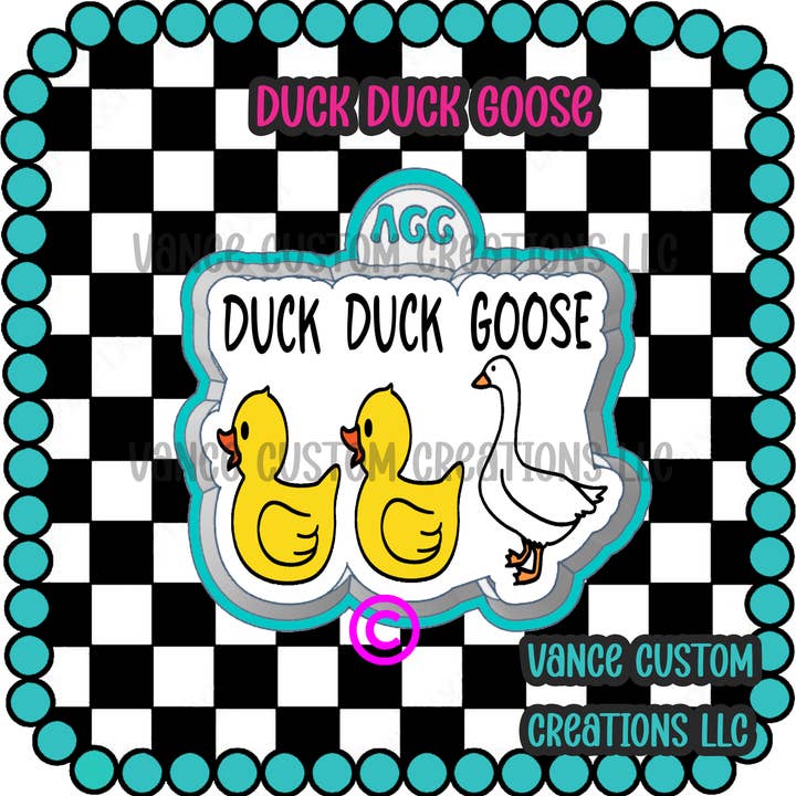 Vance Custom Creations - Wholesale Craft Supplies - Duck Duck Goose Freshie Mold