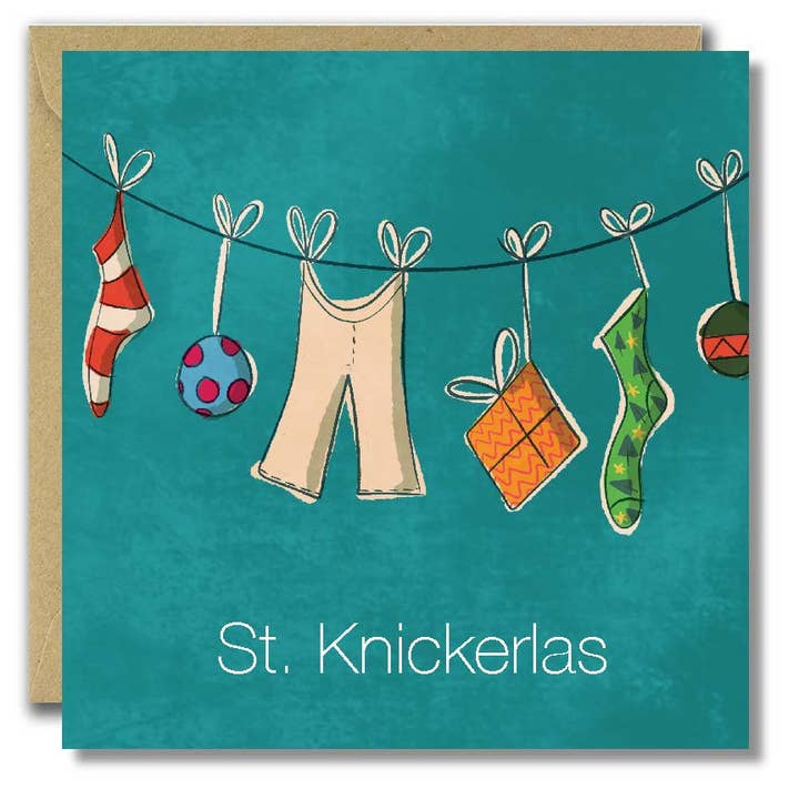 Cartão St Knickerlas por atacado de She Designs He Prints