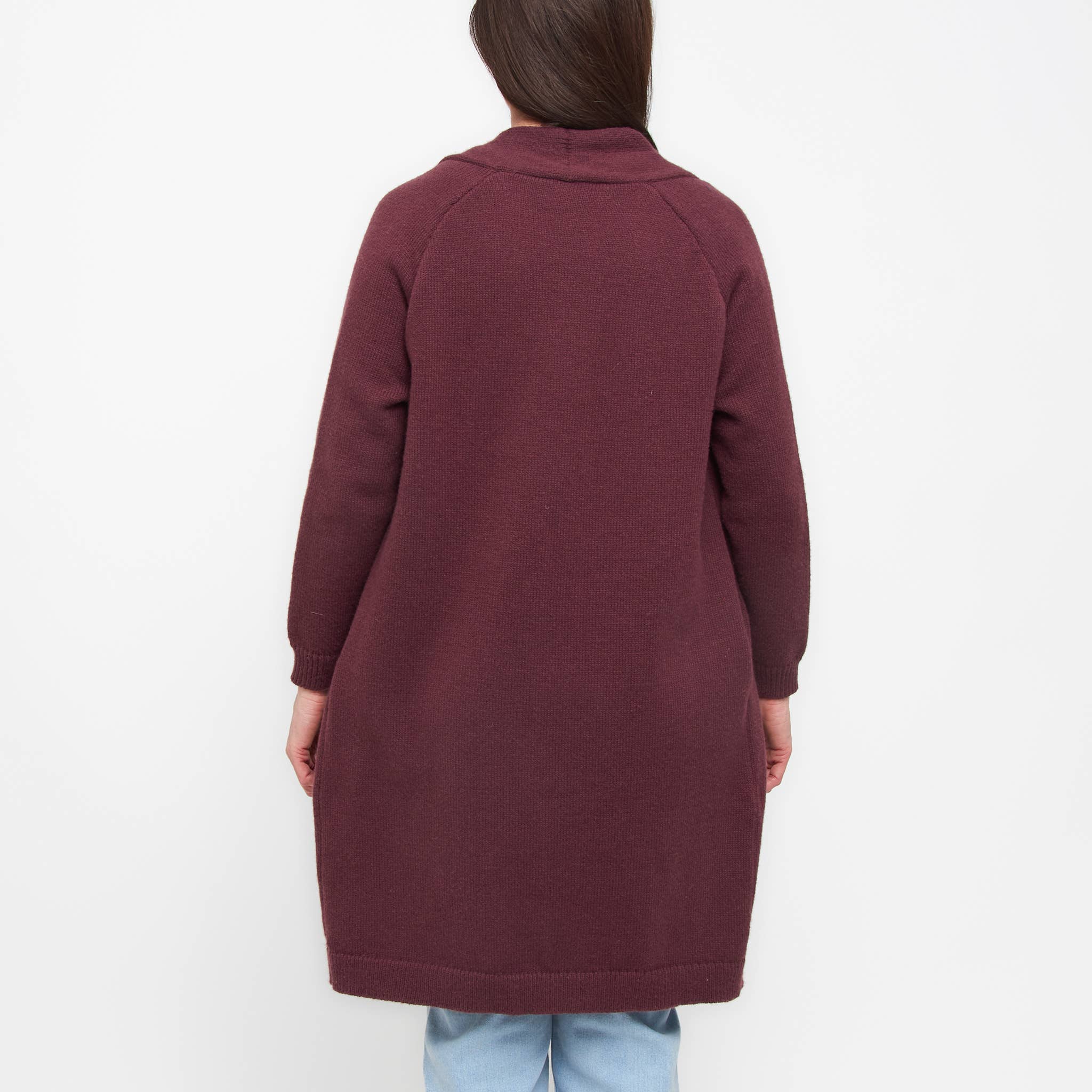 Elsie & Zoey – Cardigan - Mulher por atacado – Cardigã de Malha Madison Aberto à Frente com Malha Escovada e Manga Comprida5