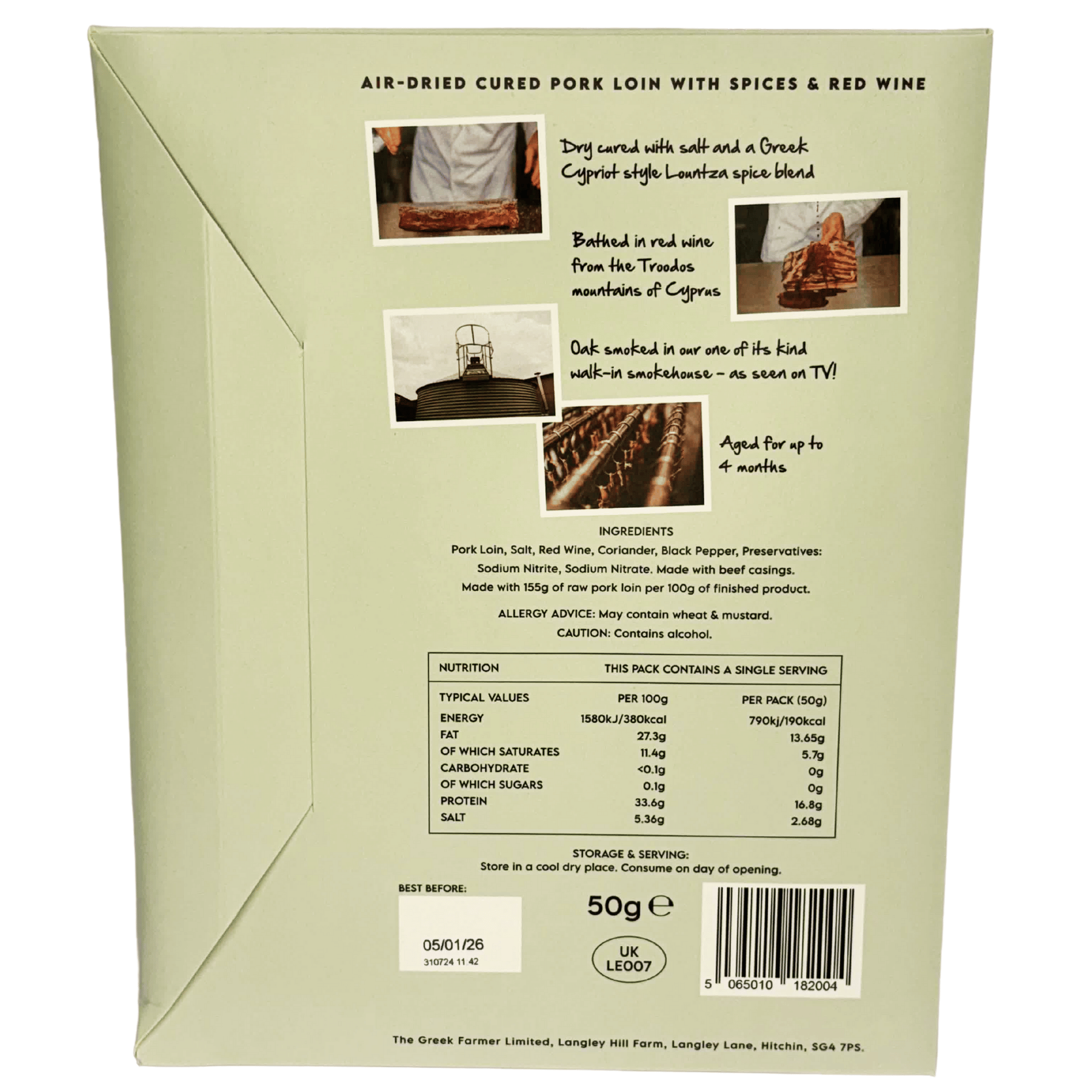 The Greek Farmer – wholesale Pork – British Air Dried Pork Loin2