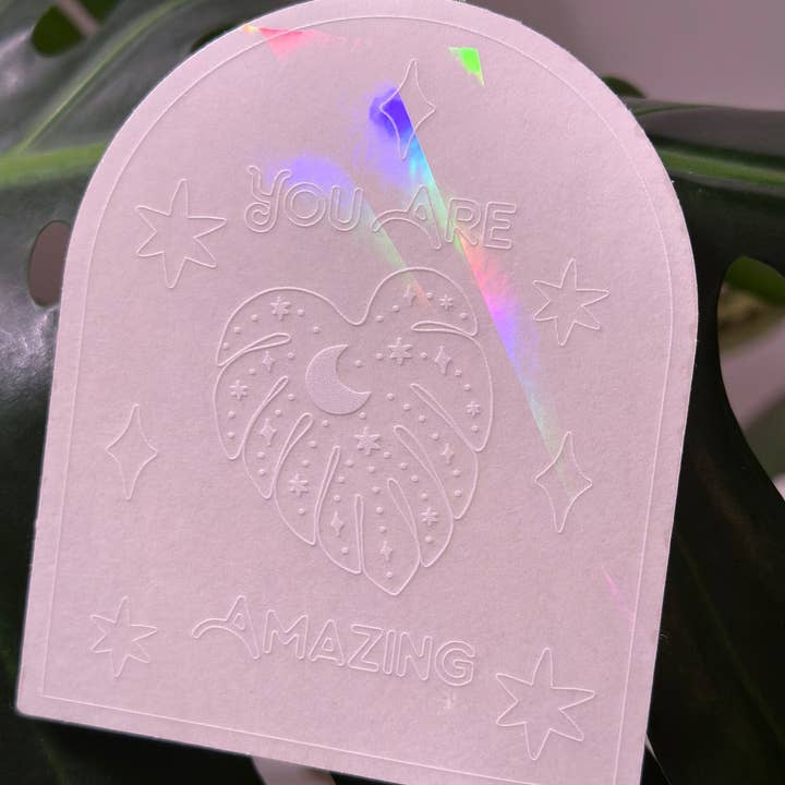 You Are Amazing Suncatcher-Aufkleber für den Großhandel von Planty'tude