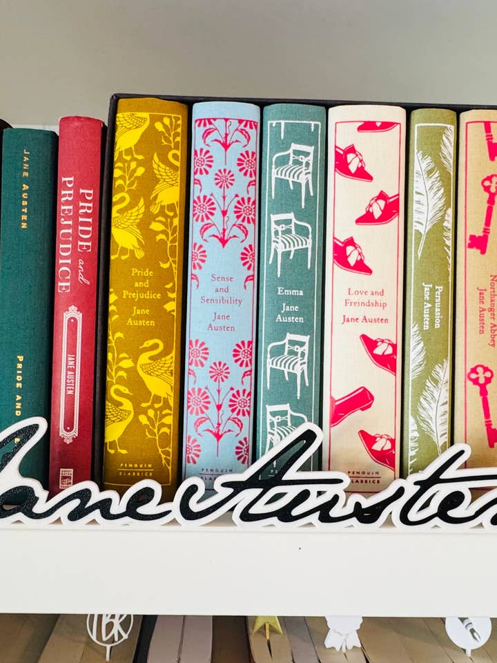 Signature Sign- Jane Austen for wholesale by Modern Home Decorations