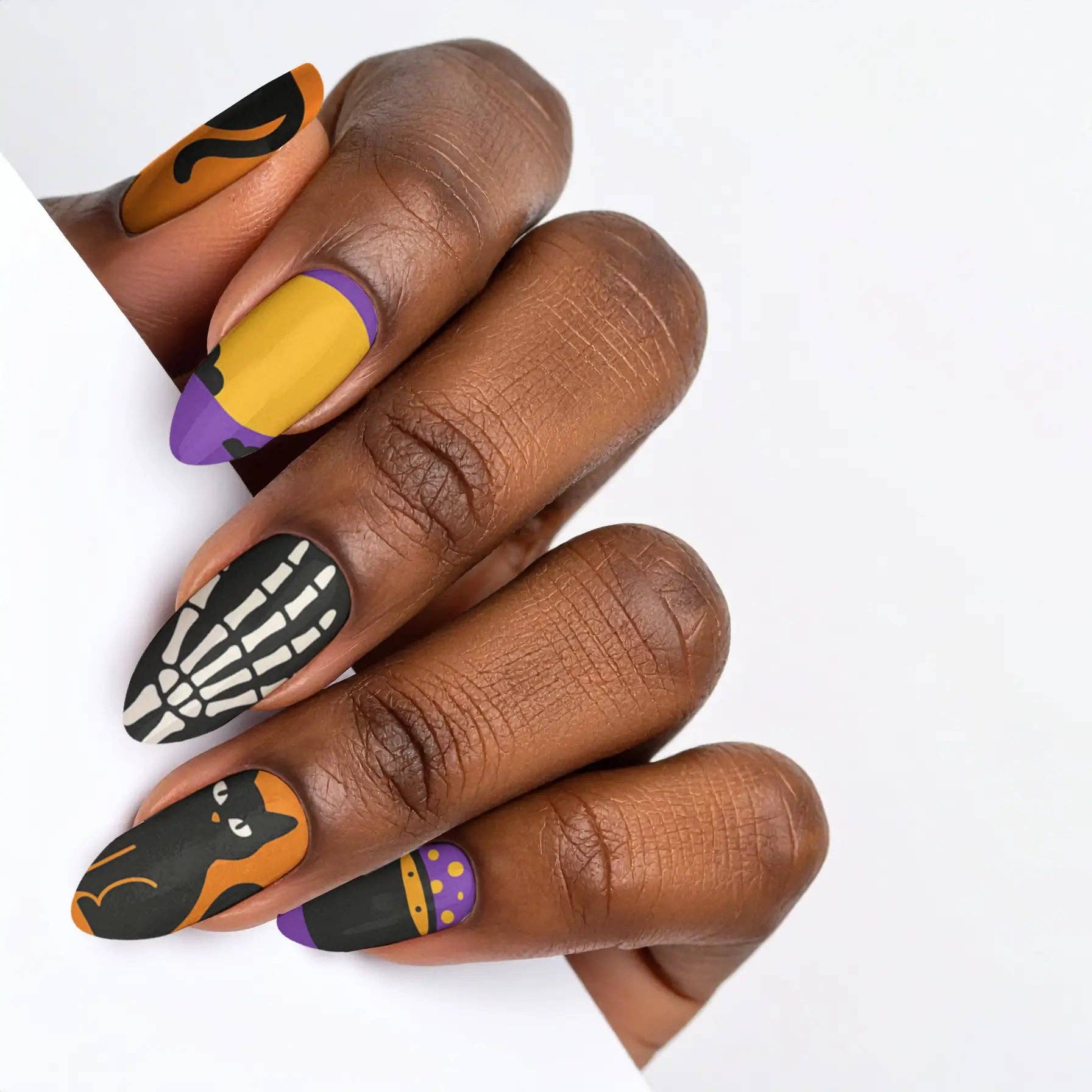 FYNE BODY - Wholesale Press-on/fake nails - Eclipse Enchantment Black Halloween Press-On Nails16