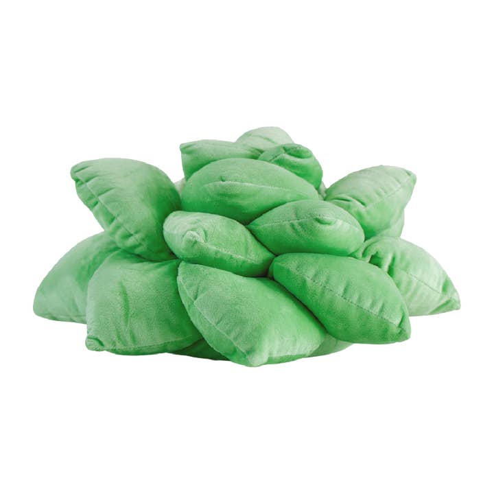 Green Philosophy Co. - Wholesale Throw/Decorative Pillow - Lil' Pop Succulent - Plush Pillow - Sage Green