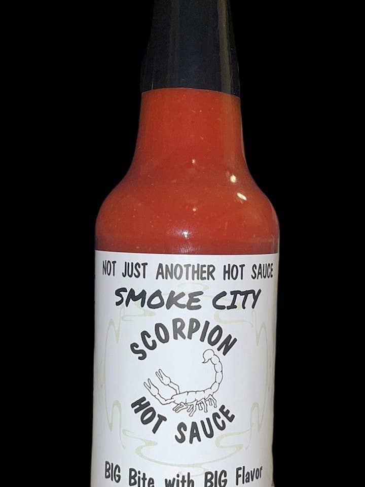 Skorpionsauce in limitierter Auflage für den Großhandel von Smoke City Foods