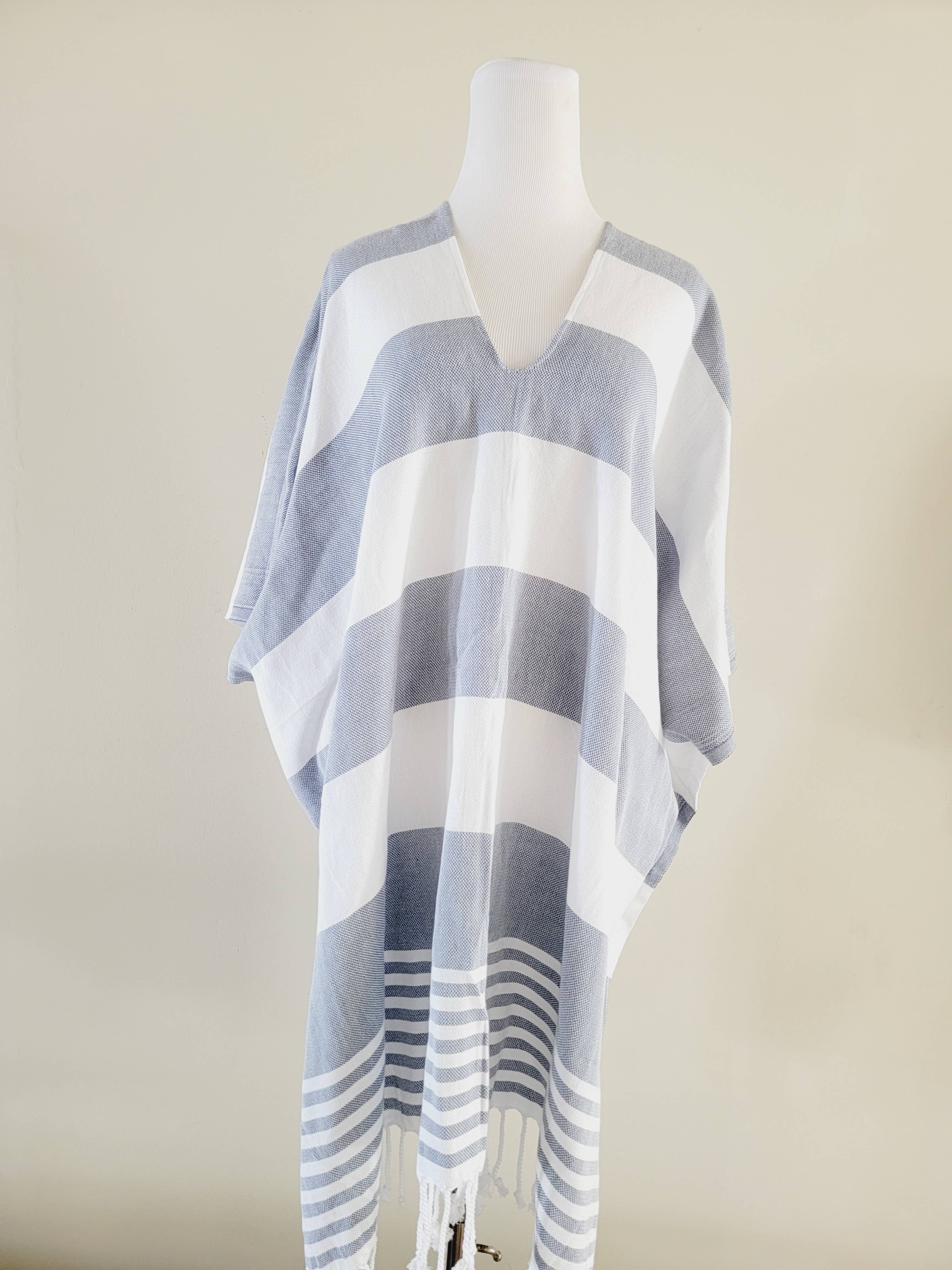 EBRU Home – Engroshandel Strandbadekåbe – Dame – Strand Cover-up, strand kjole, håndlavet kjole med kvast7