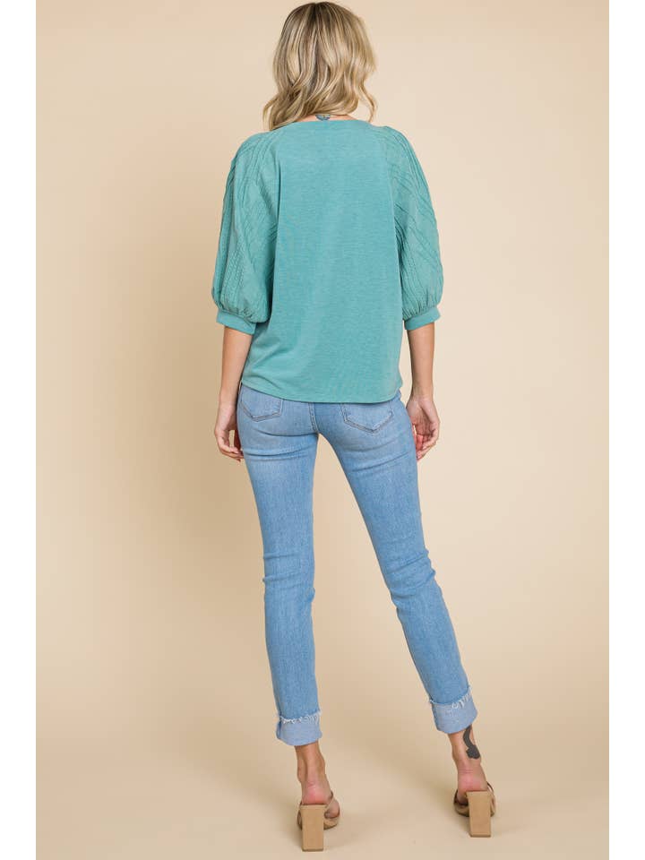 Sage ETK-8940-Solid T/R Span Top for wholesale on Faire5