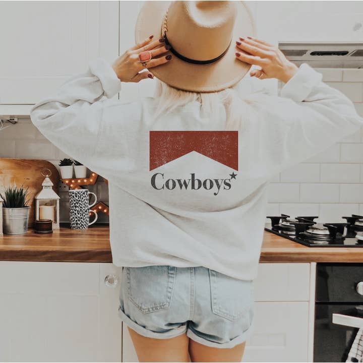 COWBOY Graphic Unisex Fleece Pullover for wholesale by Shamaim