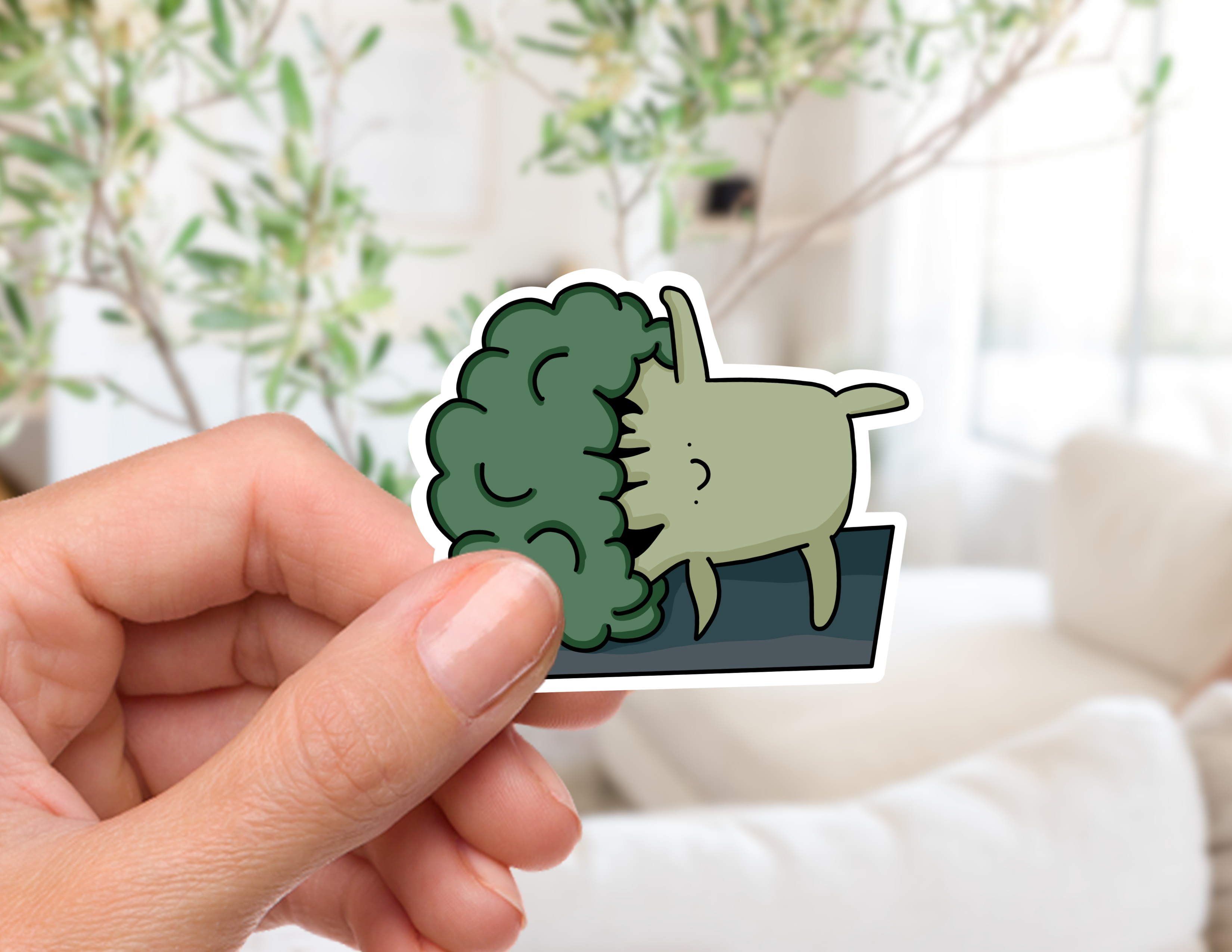 Couch McDoodles - Wholesale Sticker - Health Nuts...but Fruits and Veggies Sticker7