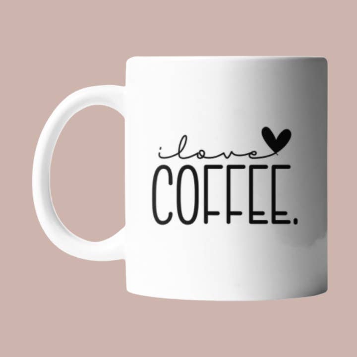 I love Coffee Mug for wholesale by Design by Juliet LLC