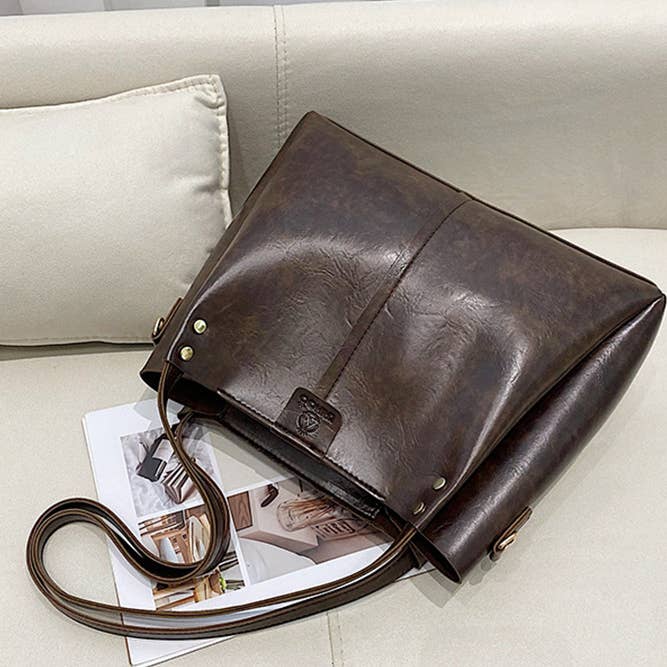 UNISHE - Wholesale Crossbody Bag - Women's - Aztec Strap PU Leather Tote Bag Western Crossbody Bag ZK1041