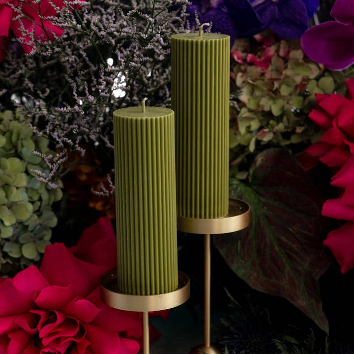 Ancient Candle Co. - Wholesale Pillar candle - PILLAR OLIVE CANDLE1