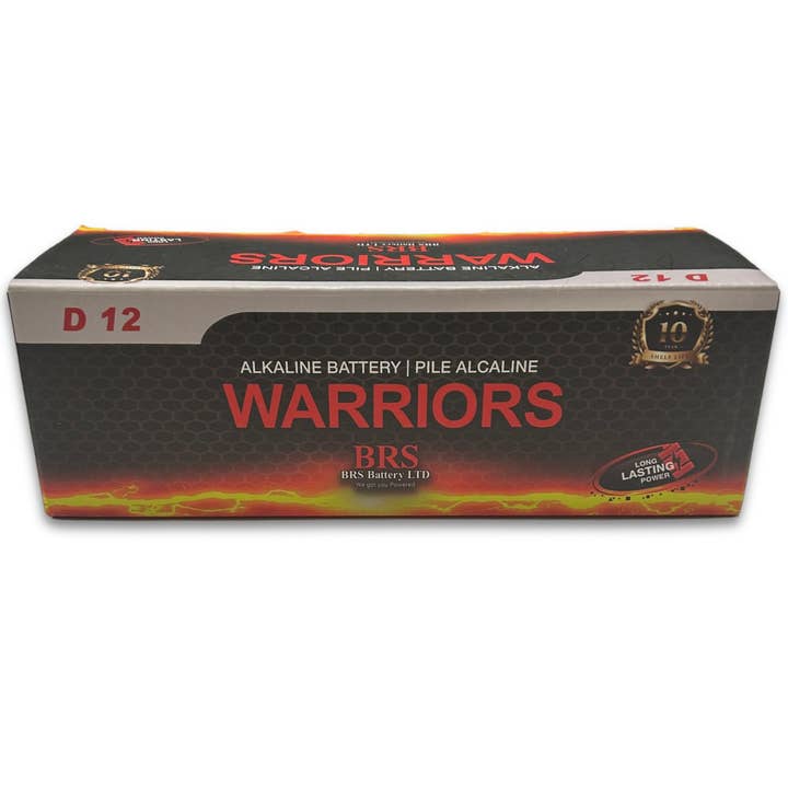 Piles alcalines BRS D — Pack de 12 (BRSLR20D) pour la vente par BRS Battery