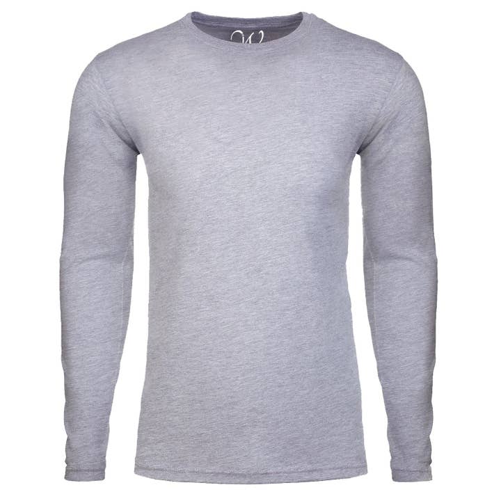 EWC 361HG Cinza Urze Basic Algodão Manga Longa por atacado de Ethan Williams