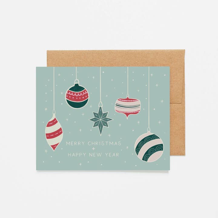 Ornamenten vakantiekaart voor wholesale door Lucky Penny Goods