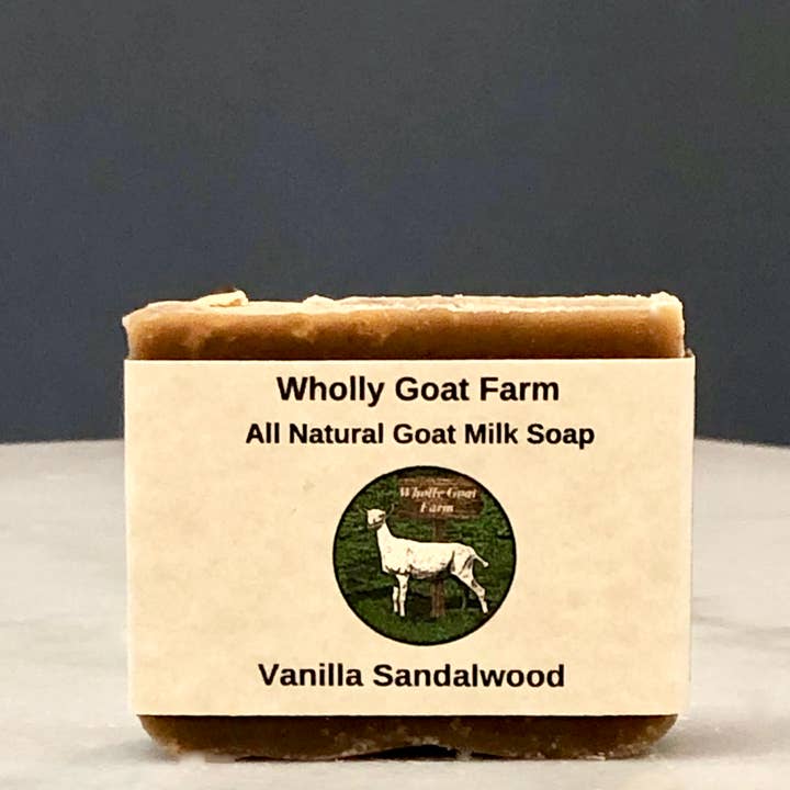 Goat Milk Soap - Vanilla Sandalwood for wholesale by Wholly Goat Farm