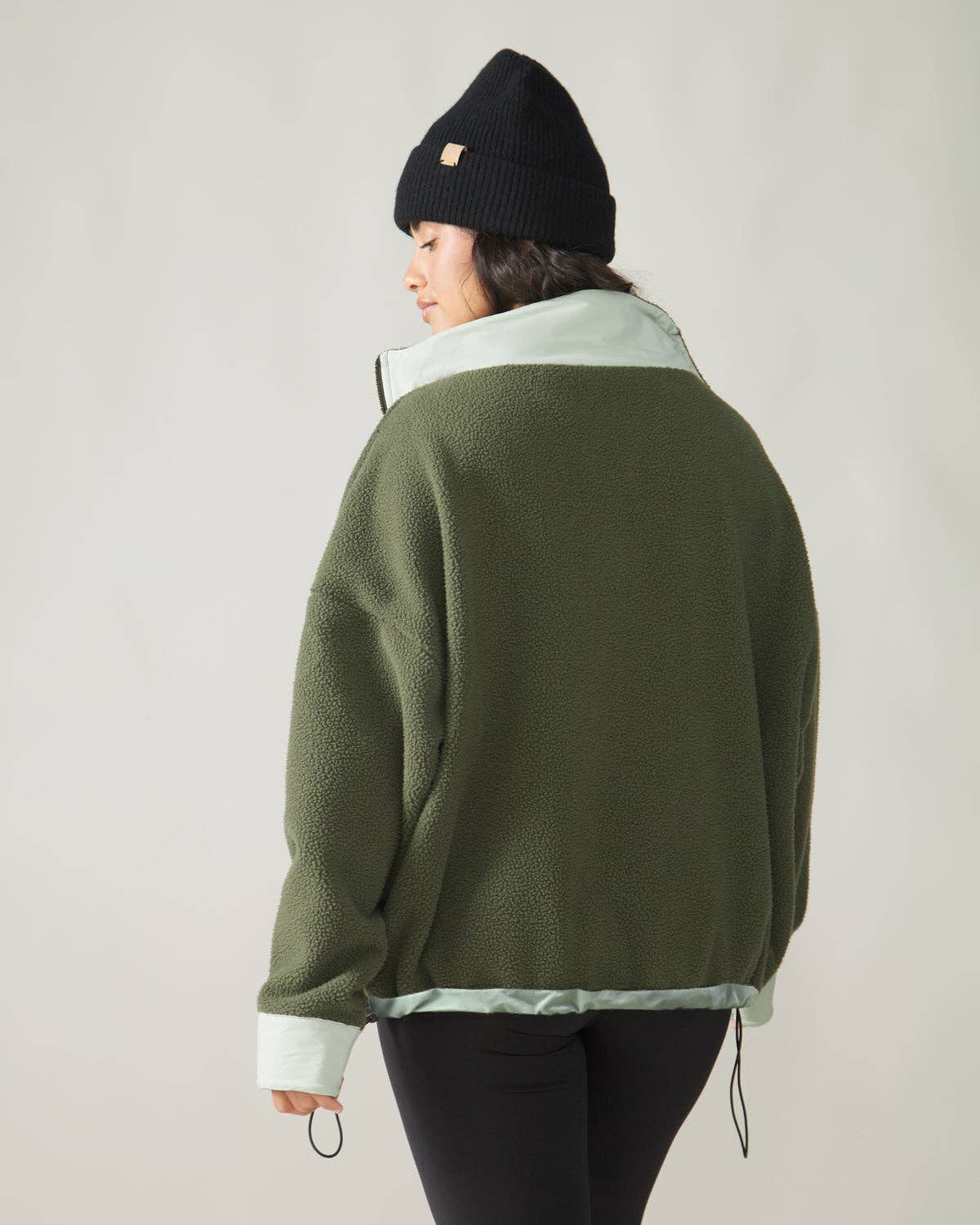 Sutton Polar Fleece Pullover - Forest Moss for wholesale on Faire3