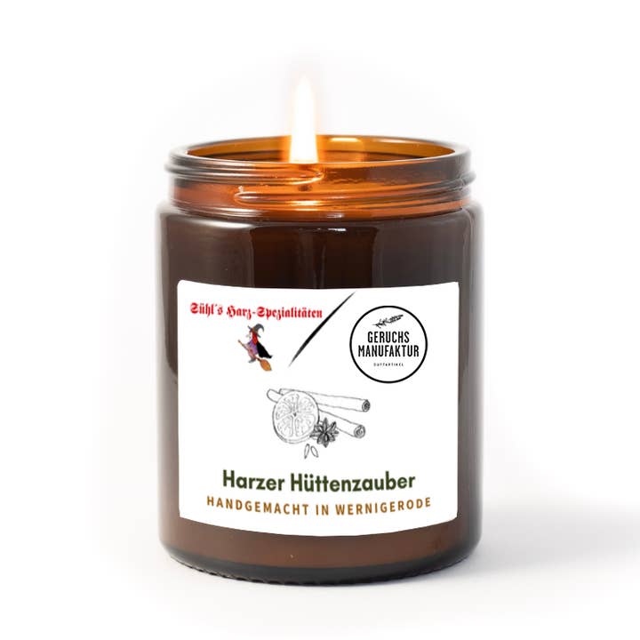 Scented Candle Harz Cabin Magic for wholesale by Geruchsmanufaktur