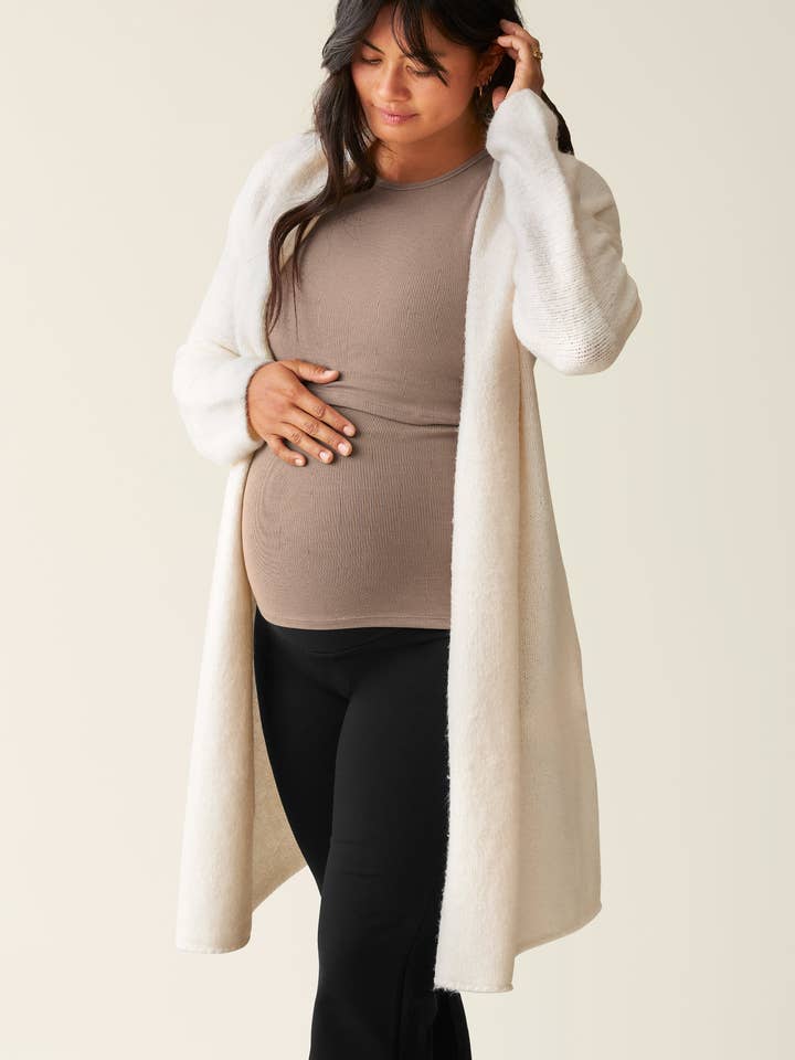 Chloe Cardigan Sweater | Ecru for wholesale by Kindred Bravely