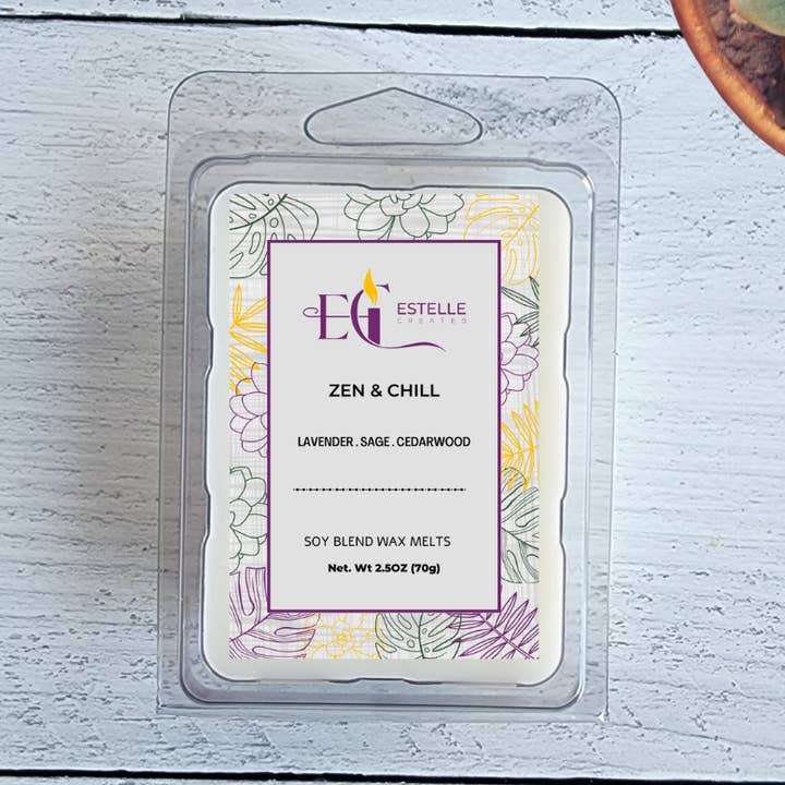 Zen & Chill Vaxsmältare | 70g för wholesale av Estelle Creates